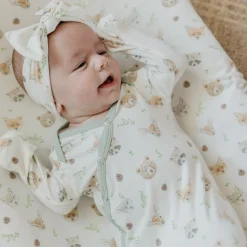 Wilder-newborn Knotted Gown