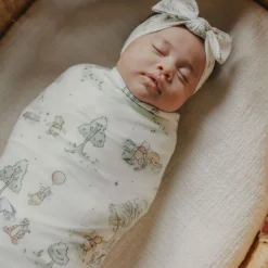 Winnie Swaddle Blanket- Hundred Acre Wood