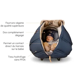 Winter Car Seat Cover - Classic Collection - Blush