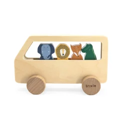 Wooden Animal Bus