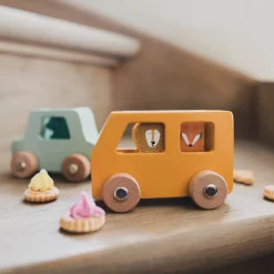 Wooden Animal Car Set