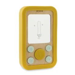 Wooden Silicone Baby Phone Mr Lion
