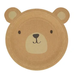 Woodland Bear Plates (8)