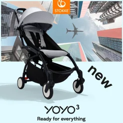 YOYO³ Stroller Complete - Black / Stone