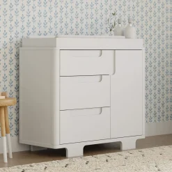Yuzu 3-Drawer Changer Dresser - White