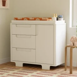 Yuzu 3-Drawer Changer Dresser - White