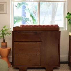 Yuzu 3-Drawer Changer Dresser - Natural Walnut