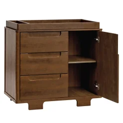 Yuzu 3-Drawer Changer Dresser - Natural Walnut