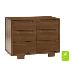 Yuzu 6-Drawer Dresser - Natural Walnut