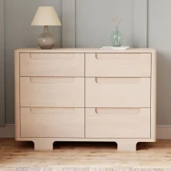 Yuzu 6-Drawer Dresser - Washed Natural