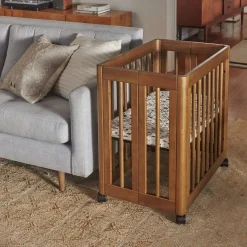 Yuzu 8-in-1 Convertible Crib - Walnut