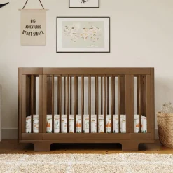 Yuzu 8-in-1 Convertible Crib - Walnut