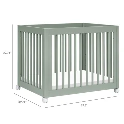 Yuzu 8-in-1 Convertible Crib - Sage