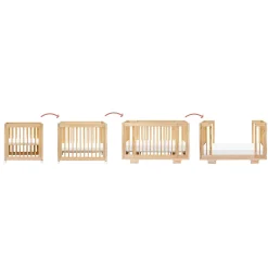 Yuzu 8-in-1 Convertible Crib - Natural