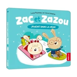 Zac et Zazou Jouent dans La Neige