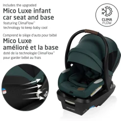 Zelia Luxe 5-in-1 Modular Travel System - Essential Green