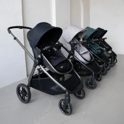 Zelia Luxe 5-in-1 Modular Travel System - Basalt Black