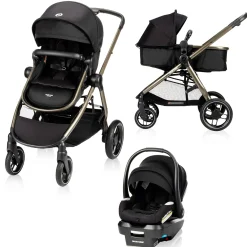 Zelia Luxe 5-in-1 Modular Travel System - New Hope Black
