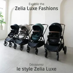 Zelia Luxe 5-in-1 Modular Travel System - New Hope Black