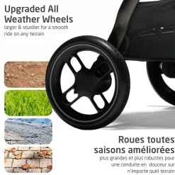 Zelia Luxe 5-in-1 Modular Travel System - Truffle