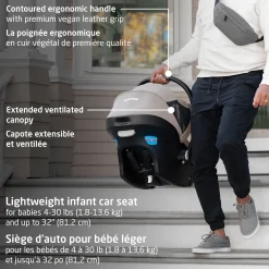 Zelia Luxe 5-in-1 Modular Travel System - Truffle