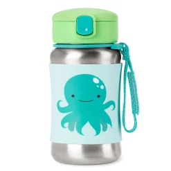 ZOO Stainless Steel Straw Bottle - Octopus